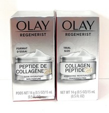 Lot of 2 - OLAY REGENERIST COLLAGEN PEPTIDE 24 HYDRATING MOISTURIZER 0.5 oz
