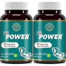100% Pure Shilajit Power + 16 Herbs Extremely potent, High Performance 120N