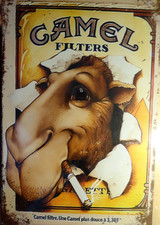 CAMEL  FILTERS   Retro Blechschild 30 x 20 cm