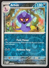 Arbok 2024 Temporal Forces Reverse Holo Pokemon Card 101/162 (NM)