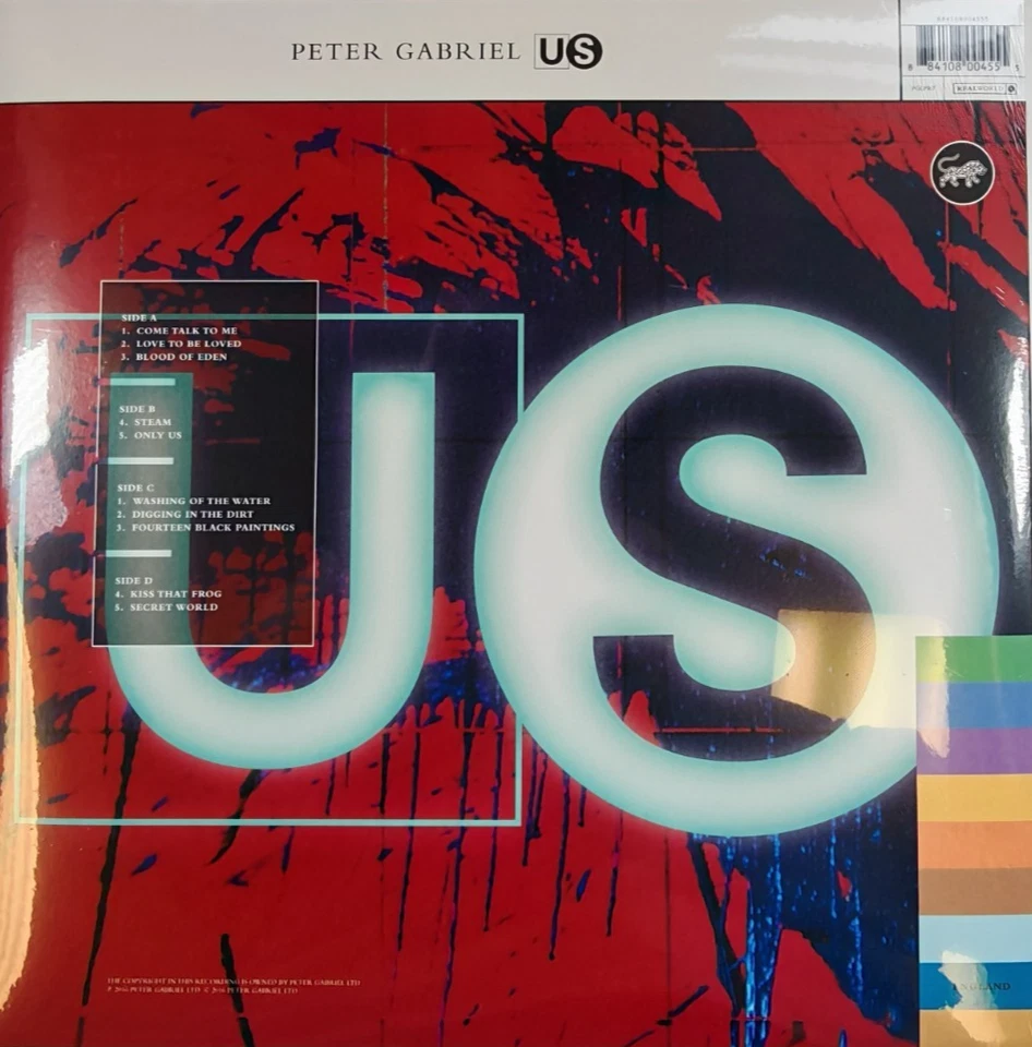 Peter Gabriel Us LP Vinyl Record 2016  Remastered 180gram reissue on Real World Foto 2 de 4