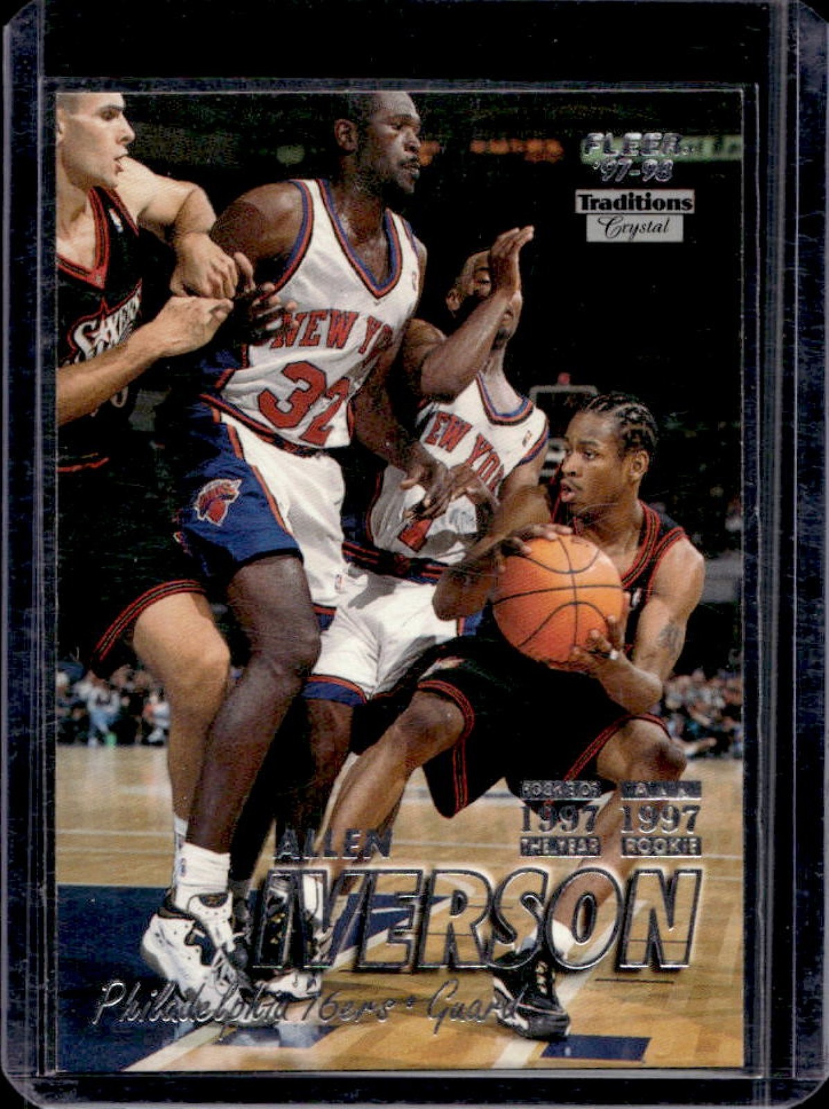 1997-98 Fleer Allen Iverson Traditions Crystal #300 76ers