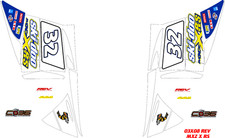 SKI DOO SNOWMOBILE  REV MXZ XRS 03-08 FACTORY REPRODUCTION DECAL SIDE PANEL KIT