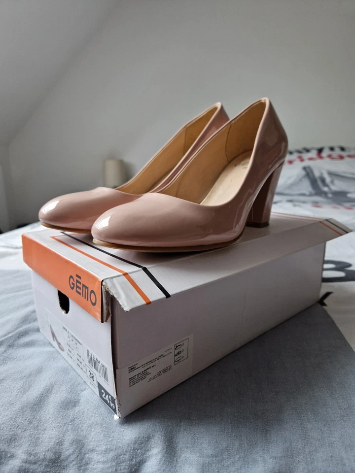 Escarpins Couleur Beige Rosé - Photo 2/4