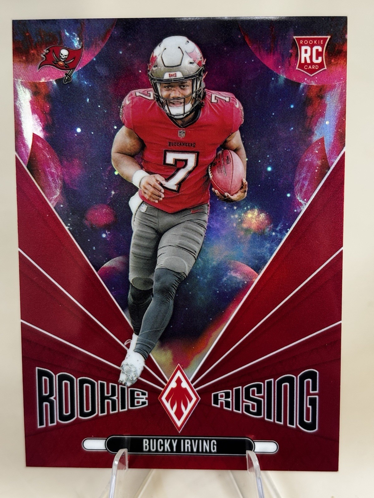 2024 Panini Phoenix - Rookie Rising Bucky Irving #RR-BIG Red /99 (RC)