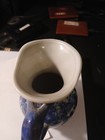 Vintage Victoria Ware Ironstone Pitcher Flow Blue Octagonal Old World Town Scene — photo 6