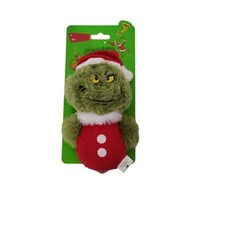 Grinch Plush Kicker Cat Toy With Crinkles - Christmas Themed Pet Gift