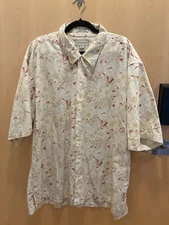 Cutter & Buck Aloha Hawaiian Shirt, Men’s XXL, Button Up, Short Sleeve, Size 2XL