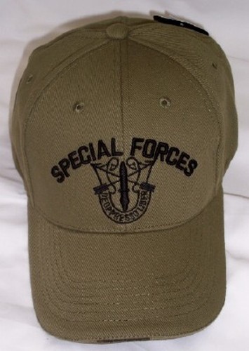 BELLISSIMO CAPPELLO CON VISIERA VERDE IN COTONE SPECIAL FORCES FORZE  SPECIALI | eBay