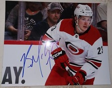 Brock McGinn Autographed Signed Carolina Hurricanes 8x10 Photo COA