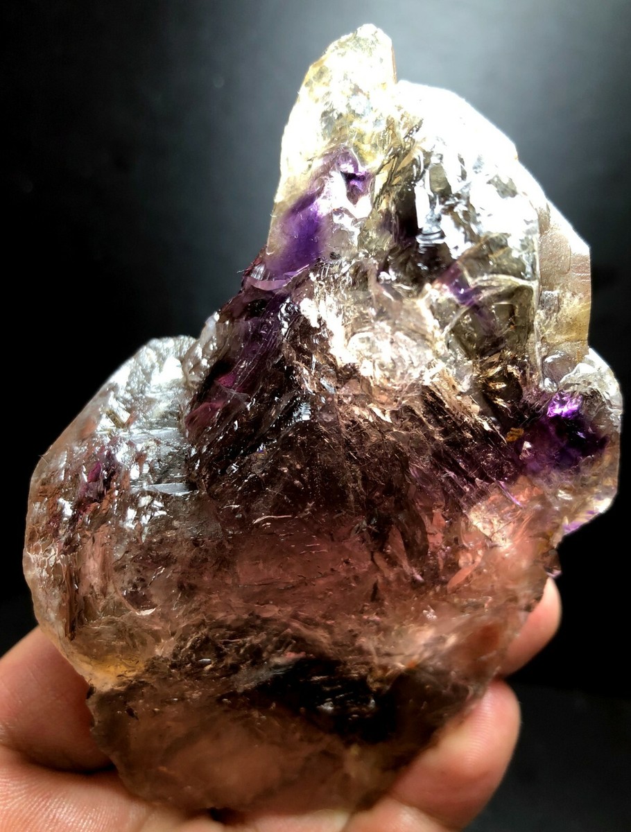 244g 1 Diamond Grade !Super Seven Skeletal Amethyst Quartz Crystal