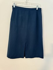Vintage 70's Cornflower Blue Skirt Small