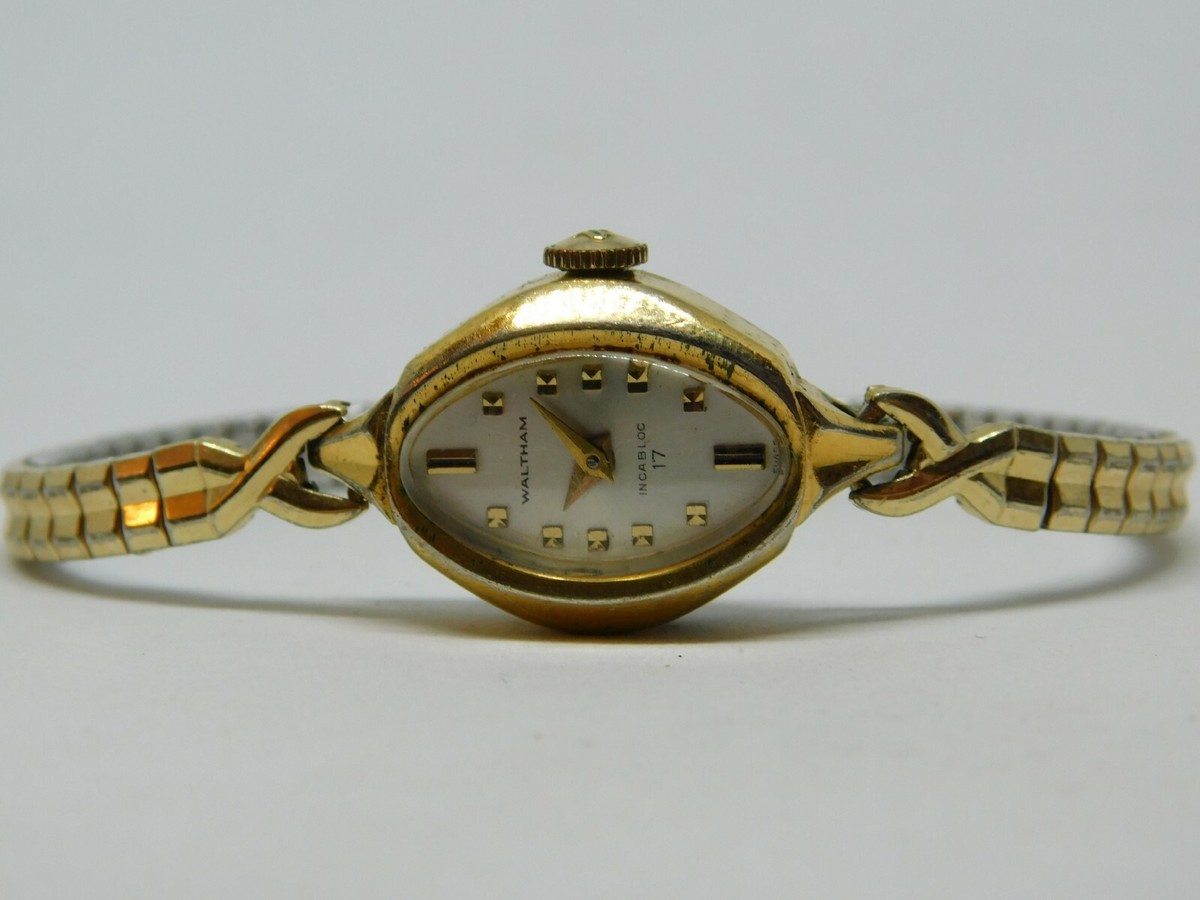Waltham Incabloc 17 Jewels Swiss Made Wind-up Analog Ladies Watch 6