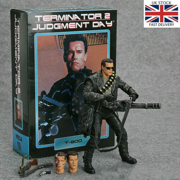 NECA Terminator 2: Judgment Day T-800 Arnold Schwarzenegger Action Figure 7"