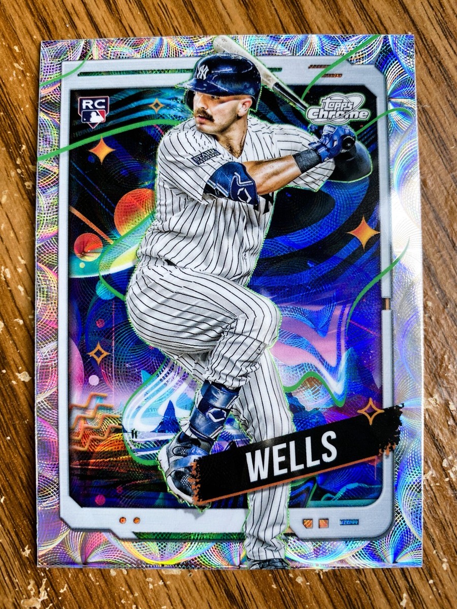 2024 Topps Cosmic Chrome Austin Wells #88 Nucleus Refractor SP 