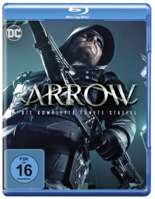 ARROW: STAFFEL 5 - STEPHEN AMELL,DAVID RAMSEY,WILLA HOLLAND  4 BLU-RAY NEU