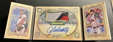 John Smoltz Braves 2017 Topps Gypsy Queen Mini Book Auto 3 Color Patch - 13/20