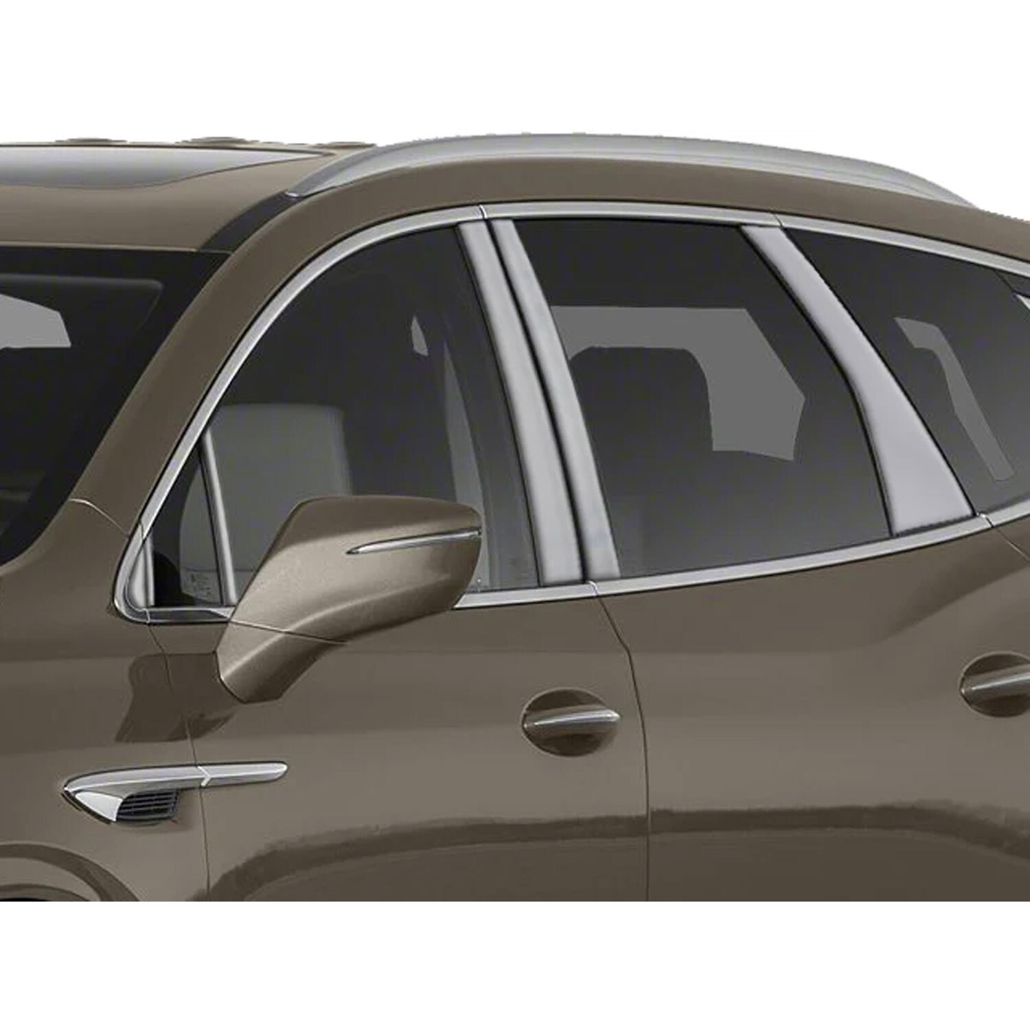 Stainless Steel Pillar Trim 12 Pcs For 2018-2023 Buick Enclave