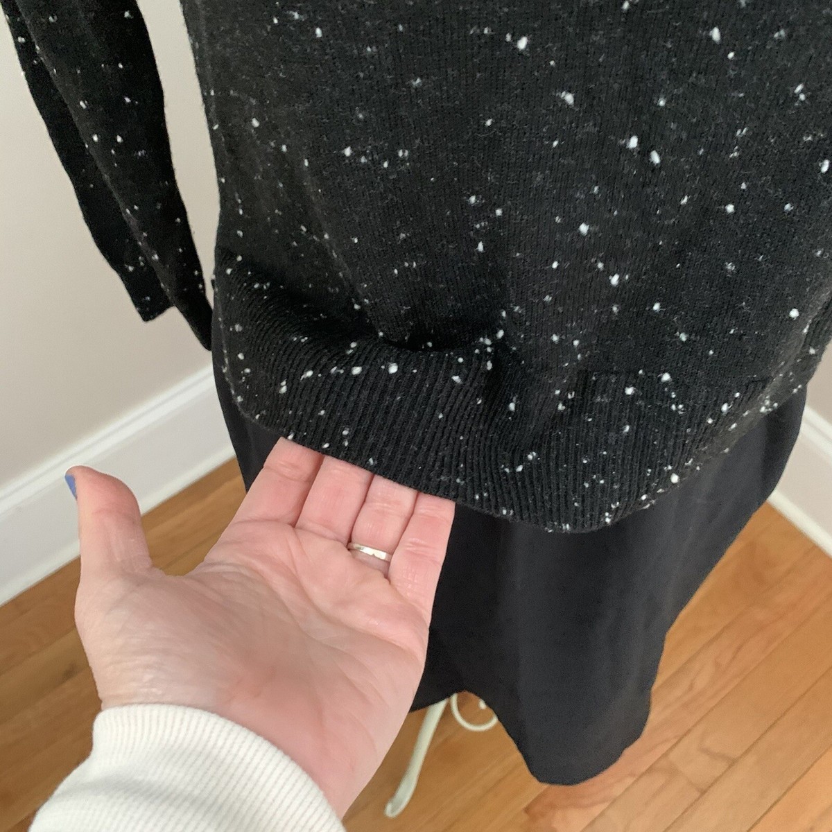 Ann Taylor LOFT NWT Womens Long Sleeve Textured Black Sweater Dress XS | eBay Ann Taylor LOFT NWT Womens Long Sleeve Textured Black Sweater Dress XS | eBay
