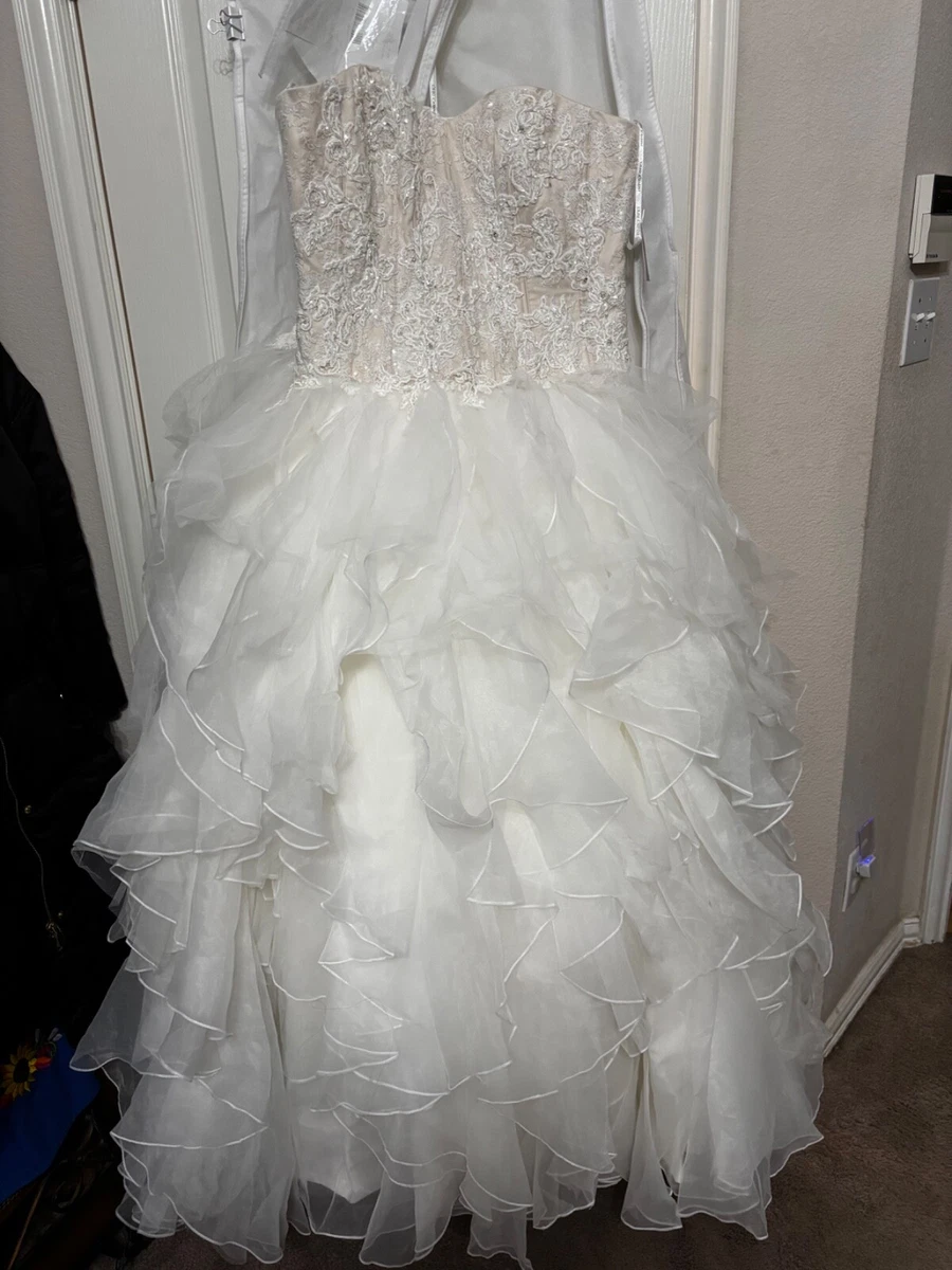Champagne Oleg Cassini Strapless Wedding Dresses for sale | eBay