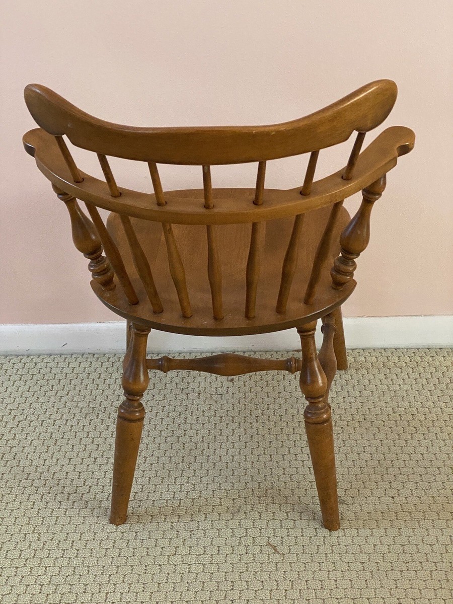 Ethan Allen Heirloom Comb Back Mate's Chair Maple #10-6040 #211