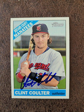 2015 Topps Baseball ROOKIE Clint Coulter #58 - Milwaukee Brewers - Autographed!