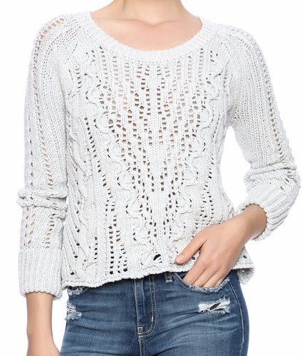 NWT FREE PEOPLE SzL CROSS CABLE LONG 