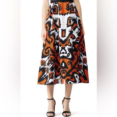 L.K. Bennett Andrea Skirt midi flared size 2 NWT