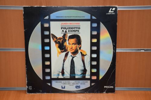 LASER DISC Poliziotto a 4 Zampe James Belushi Philips Film Movie Originale - Photo 1/12