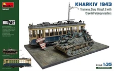 MiniArt 36067 Big Set Kharkiv 1943: Tram and Stug. III Ausf. G with Crew 1/35