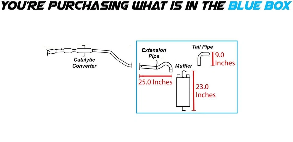 Silenciador traseiro ressonador escape serve: 09-2013 Toyota Matrix 09-2010 Pontiac Vibe - Imagem 2 de 3