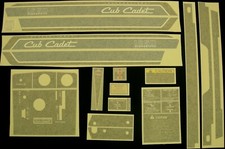  I.H. Cub Cadet 1650 Decal Set