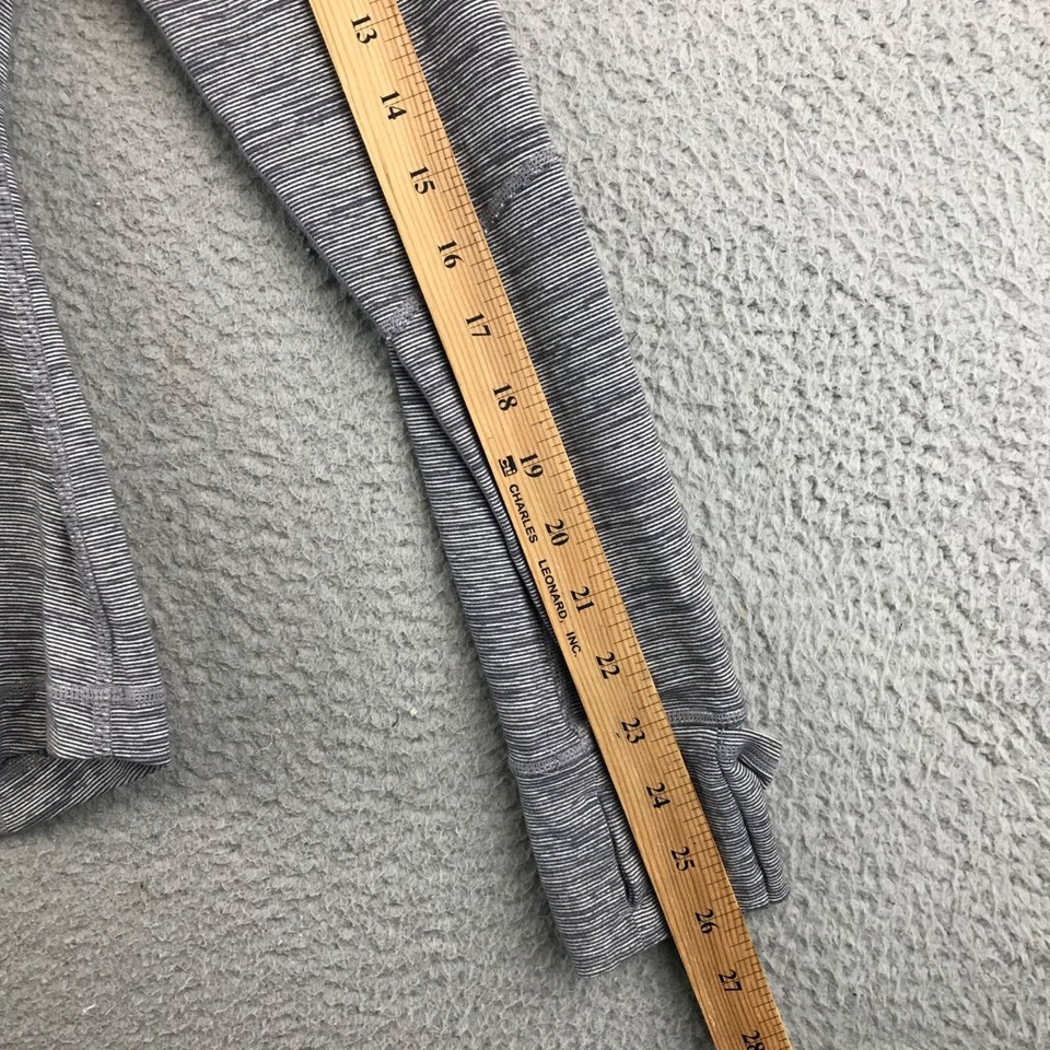 Lululemon Define Jacket Size 10 Gray/White Full Zip Activewear eBay