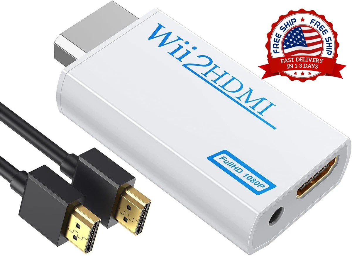 Adaptador Convertidor Audio y Video Wii - HDMI