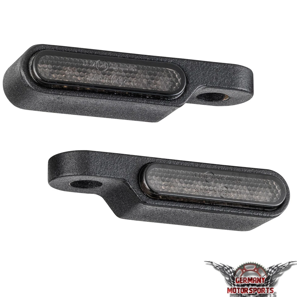 Motorrad LED Mini Blinker Custom für Lenker Armatur Gabel Schwinge e-geprüft  - Bild 2 von 4