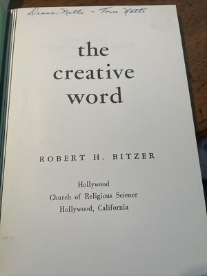 THE CREATIVE WORD  by Robert H. Bitzer PB 3RD PRINT 1972 Rare Scarce