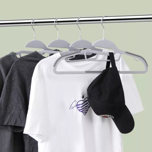 100 PCS Non-slip Clothes Hangers Suit Hangers Space Saving Home Organization - Picture 45 of 47