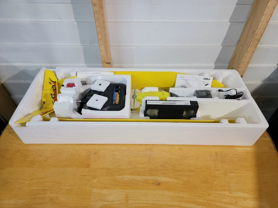 Vintage Hobby Zone 2002 FIREBIRD II 2 RC Remote Control Airplane Flames - Image 3 of 4