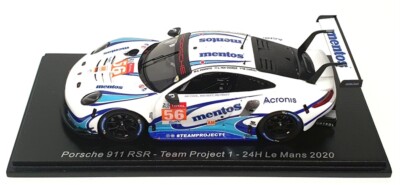 Spark 1/43 Scale S7987 - Porsche 911 RSR Team Project 1 #56 24h Le