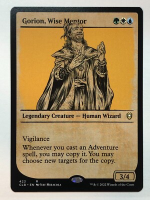 MTG Commander Legends: Battle for Baldur's Gate Gorion, Wise Mentor (Showcase)