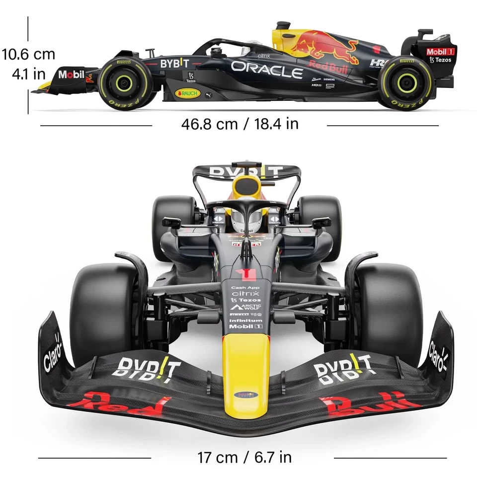 Auténtico coche de control remoto con licencia 1:12 F1 RedBull Rb18 - Colección F1 Foto 4 de 4