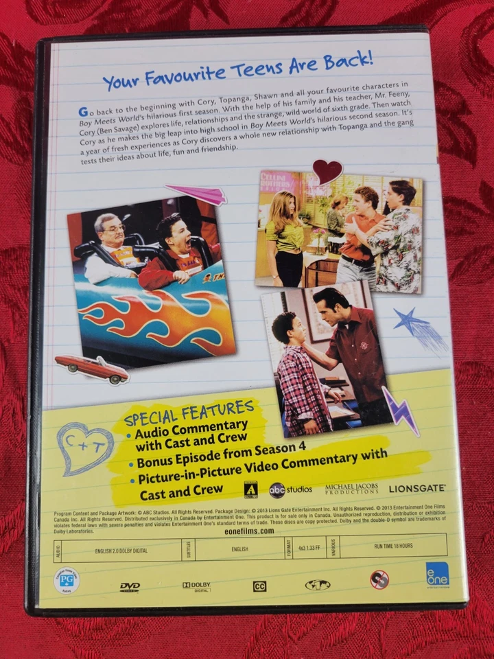 BOY MEETS WORLD Seasons 1-4 (2013) eONE, Ben Savage, Rider Strong - Image 3 of 4