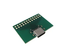 USB 3.1  Female Type-C Connector Breakout Board DIP
