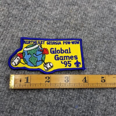 Northeast Georgia Pow Wow Global Games 1995 Patch Boy Scouts