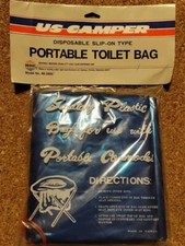 Portable Toilet Seat Camping Commode Disposable Bags