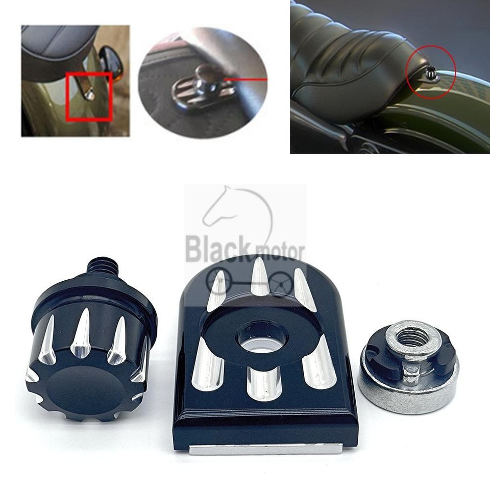 Aluminum Rear Seat Screw Bolt Mount Knob Cover Fit For Harley Touring 1996 2024