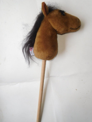 ++ GE1317 Helga Kreft 51500 Hobby Horse Mimmi Steckenpferd Holz Plüschkopf NEU