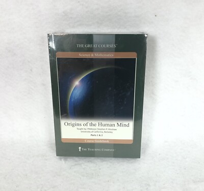 The Great Courses Origins of the Human Mind Prof Hinshaw UC Berkeley Brand New