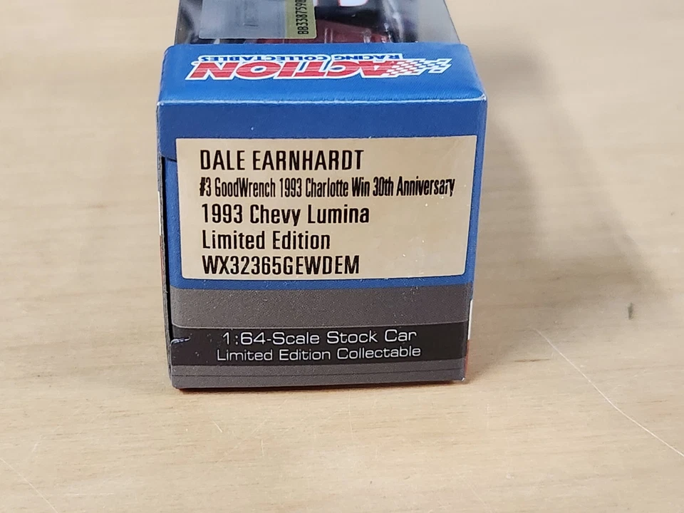2024 #3 Dale Earnhardt 1993 Charlotte Coke 600 Win 1/64 Action NASCAR Diecast - Image 2 of 2