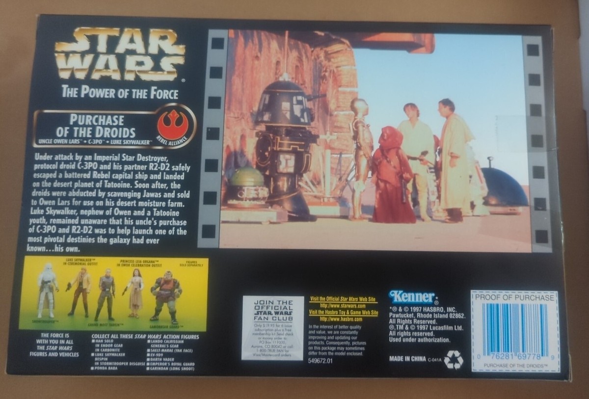Star Wars Power of The Force (1997) Cinema Scenes Purchase of
